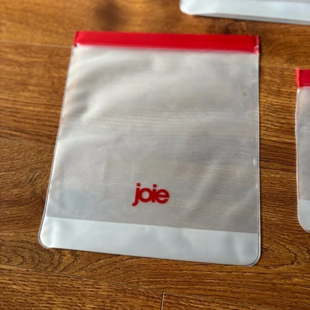 Joie Red and Clear Food Storage Bags